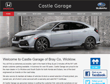 Tablet Screenshot of castlegarage.ie